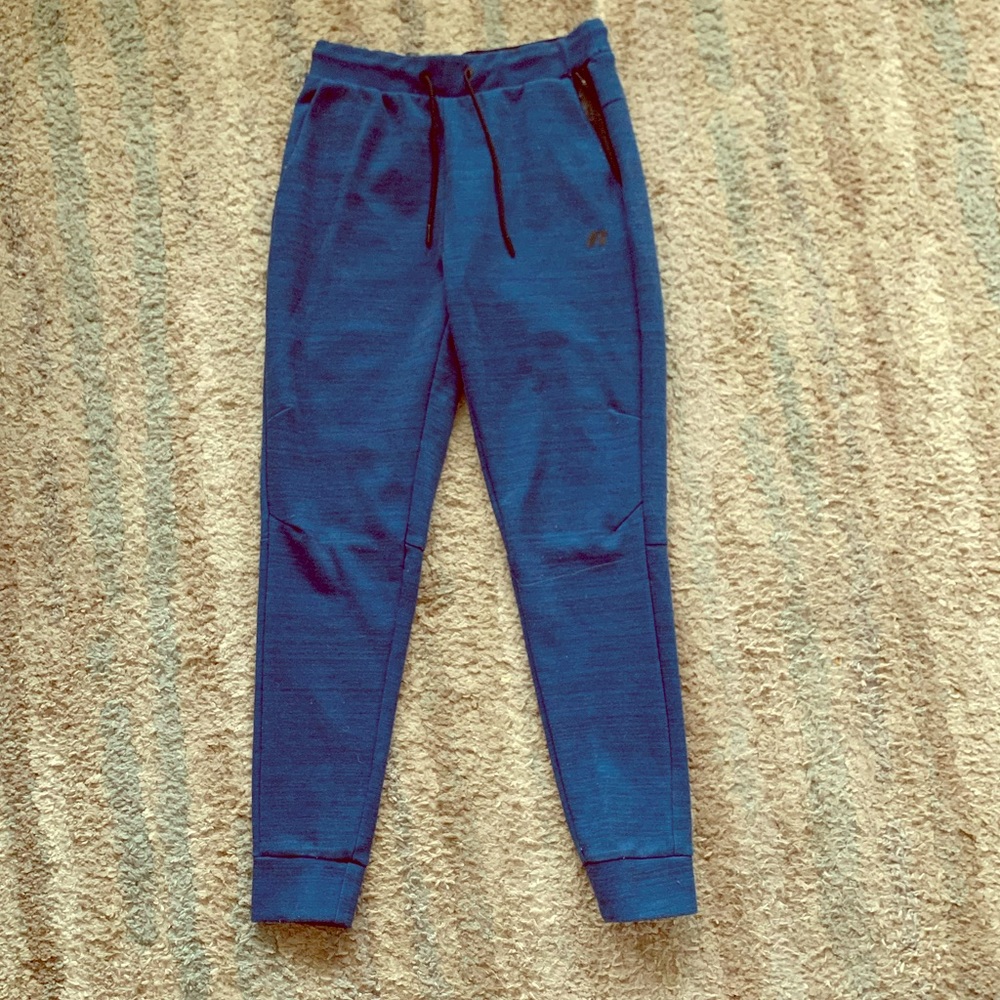Blue sweatpants